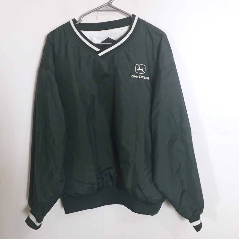 John Deere Sport-Tek Windbreaker Shirt Jacket L - Picture 1 of 6